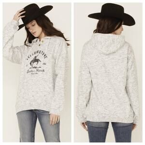 NWT Paramount Network's Yellowstone Women's Bronco Graphic Hoodie Size L